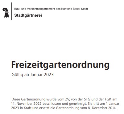 Freizeitgartenordnung 2023